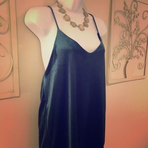 Elegant Green Sleeveless Top